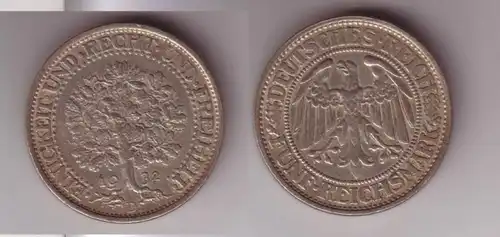 5 Mark argent pièce Weimarer République Eichbaum 1932 D (115747)