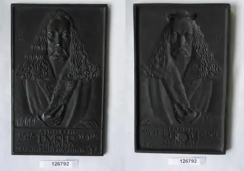 Lauchhammer Plakette Albrecht Dürer zum 400 jährigen Gedächtnis 1928 (126792)