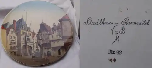 Mandteller Villeroy & Boch Stadthaus Berncastel 1892 (DI9232)