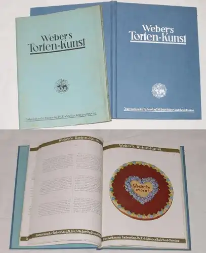 Buch "Torten Kunst" von J.M.E. Weber, Radebeul um 1930