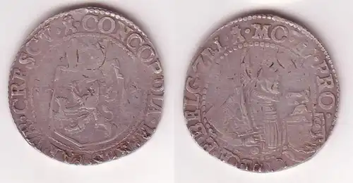 1 Taler Argent Monnaie Pays-Bas Zeeland province unie 1648 (105201)