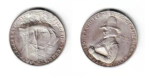1/2 dollar argent pièce commémorative USA 1920 à TOP (106180)