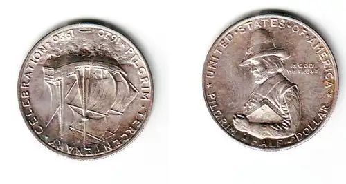 1/2 dollars argent commémoratif Muenze USA 1920 à TOP (103805)