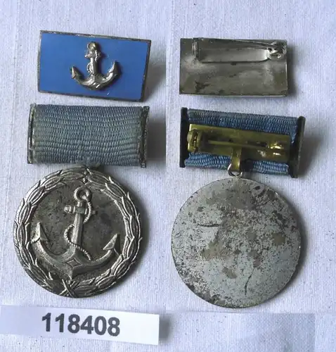 médaille DDR pour les services fidèles dans la navigation intérieure en argent (118408)