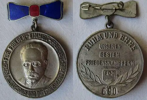 DDR Karl Liebknecht médaille Gloire & Honneur à notre meilleur combattant pour la paix (129616)