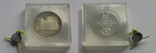 DDR Mündge Pièce 10 Mark Charité Berlin 1986 Argent PP scellé (131683)