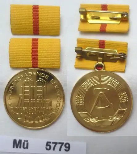Médaille de DDR rare pour des réalisations exceptionnelles dans l'industrie chimique