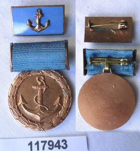 médaille DDR pour les services fidèles dans la navigation intérieure en bronze (117943)