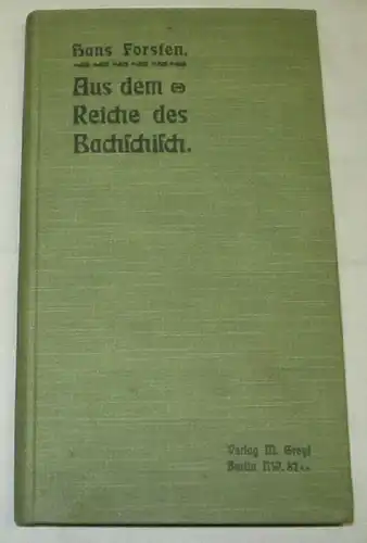Hans Forsten "De l'empire du Bachschisch" 1901