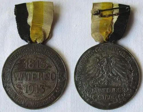 Médaille jubilaire Lüneburg Jäger Bataillon 1915 Infanterie Régiment 165 (102746)