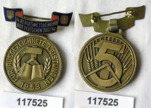 Médaille du 4ème Concours professionnel 1953 Gold (117525)