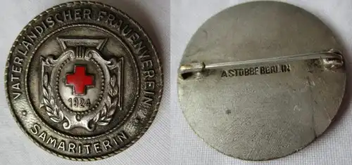 Mitgliedsabzeichen vaterländischer Frauenverein Samariterin Silber (107313)