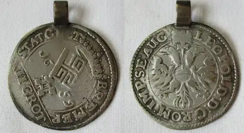 2 Grote Silber Münze Stadt Bremen 1659 (133381)