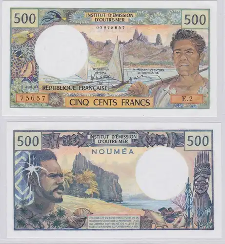 500 francs Billet New Caledonia 1985 Pick 60 e Banques fraîches UNC (138212)