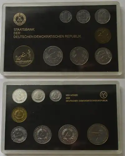 DDR Kursmünzensatz (KMS) Mini-Satz 1985 "Gelehrte" Stgl. in OVP (143475)