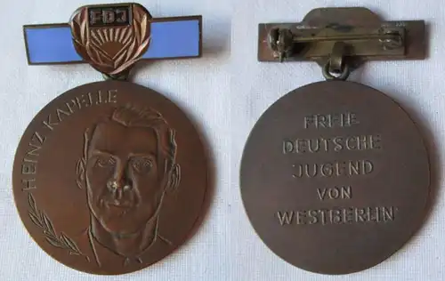 DDR Heinz Chapelle médaille de FDJ Berlin bronze Bartel 1 n° 73a (135744)