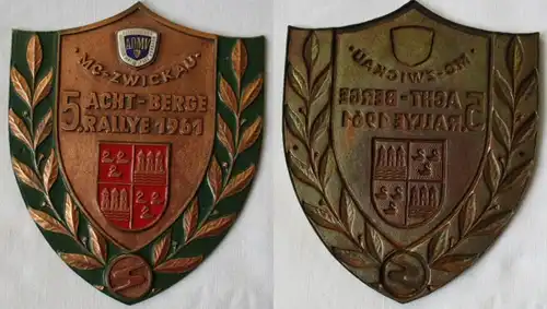 Médaille DDR rare MC Zwickau 5.Huit Montagne Rallye 1961 (145493)