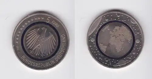 5 Euro Sammlermünze Deutschland 2016 Prägeort J Blauer Planet Erde (147053)
