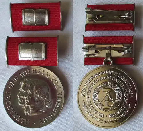 DDR Ordre de la médaille Humboldt en argent Bartel 269 b (116168)