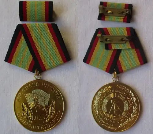 DDR Medaille treue Dienste in der Zivilverteidigung in Gold 274 c (109834)