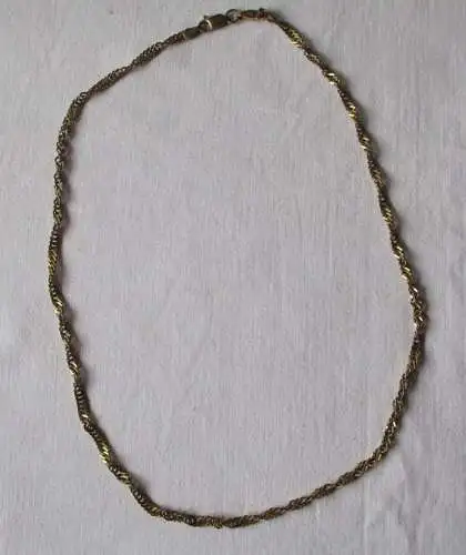Charmante chaîne de dames d'or 333 avec des maillons en rotation (152987)