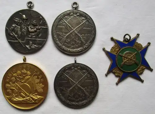 Convolt 5x Médailles de protection Société de défense de la glace (124580)