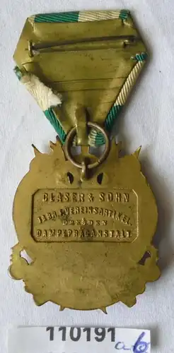 seltenes massives Militärvereins Abzeichen Sachsen Seifersdorf 1889 (110191)