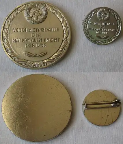 Médaille de mérite du Front national du modèle de RDA Essai (109144)