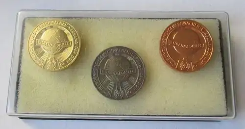 DDR Abzeichen Ehrenmedaille Blinden- & Sehschwachen-Verband Bronze-Gold (141291)