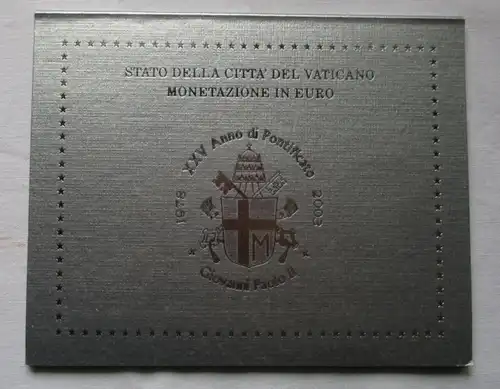 KMS Euro Kursmünzensatz 2003 von Vatikan in Stempelglanz OVP (134819)