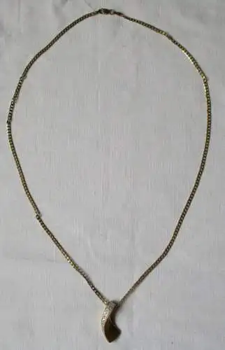 joli collier 333er or avec pendentif avec pierre en or 333 (111828)