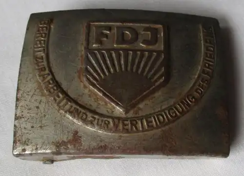 Original Koppelschloss der FDJ Freie Deutsche Jugend 50er Jahre (127580)