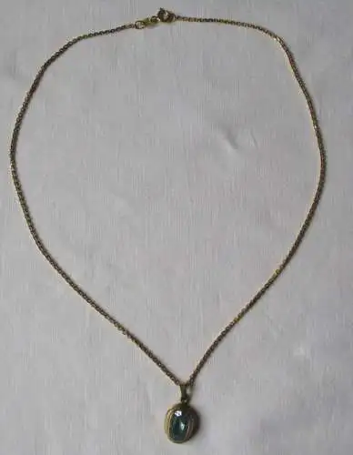 élégant collier de femme en or 333 avec pendentif en pierre précieuse (103914)