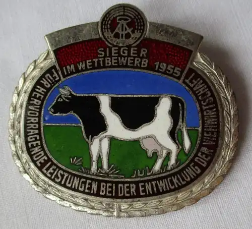Les gagnants de la RDA en concurrence Les prestations Évolution de l'élevage 1955 (125090)