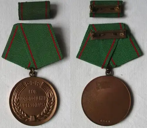 DDR Medaille für vorbildlichen Grenzdienst Verleihungsnummer 6861 (114798)