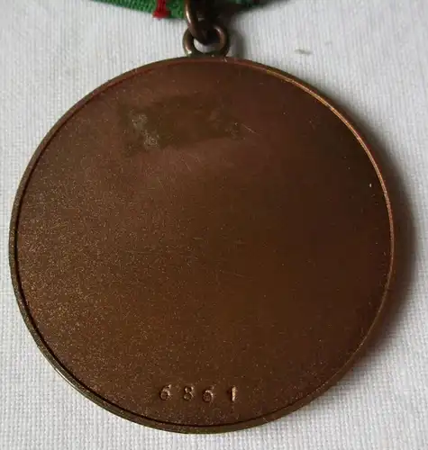 DDR Medaille für vorbildlichen Grenzdienst Verleihungsnummer 6861 (114798)