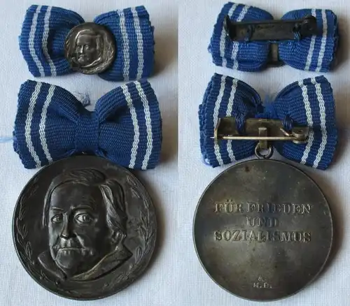 DDR Orden Clara Zetkin Medaille mit L.A. & M.B. Bartel 128c (127746)