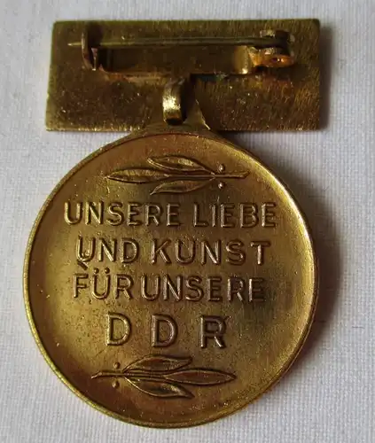 Orden Weimar Werk Für Hervorragendes Volkskunstschaffen Gold Spange Etui(108245)