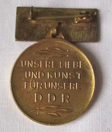 Orden Weimar Werk Für Hervorragendes Volkskunstschaffen Gold Spange Etui(124794)