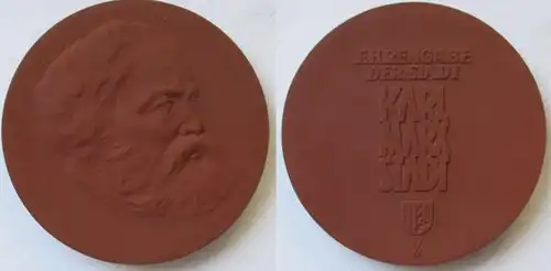 DDR Médaille D'honneur de la ville de Karl-Marx dans l'Etui (110886)