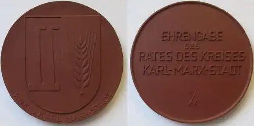 DDR médaille d'honneur du Conseil du Cercle Karl Marx Ville dans l'Etui (100616)