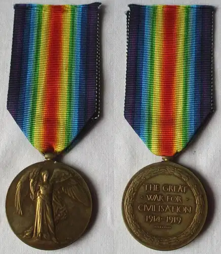 Royaume-Uni Ordre de la Grande Guerre pour la Civilisation 1914-1919 Victory Medal (140902)