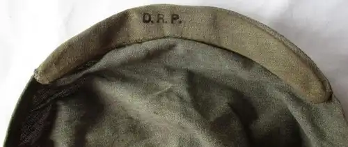 Revêtement original de couverture en champ gris pour capot de boutons 1 guerre mondiale 1914 revêtement de camouflage D.R.P (119130)
