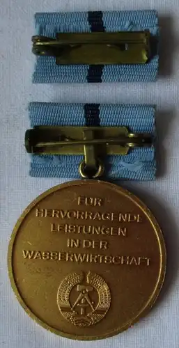 DDR Medaille für hervorragende Leistungen Wasserwirtschaft im Etui (125401)