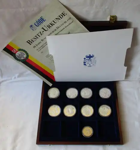 Collection 50 ans RFA avec 8 médailles d'argent 999/1000 PP (145279)