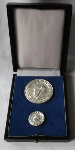 DDR Ernst Moritz Arndt Medaille 1968-1971 Nationale Front 900er Silber (136353)