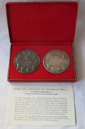 Staatssicherheit Medaille V.Ausstellung KB der DDR Kreis 10 1979 (123955)