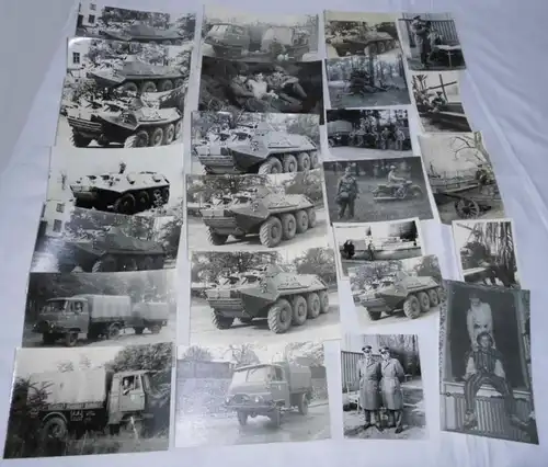 25 photos rares Panzers nationaux de l'Armée populaire de la NVA, etc. (112752)