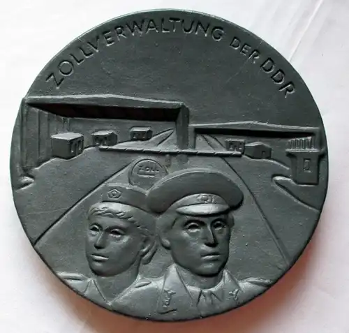 rare collection de céramique RDA médaille de médailles administration douanière de la RDA (108515)