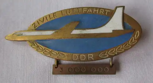 DDR Abzeichen Leistungsabzeichen für 3.000.000 km zivile Luftfahrt (106721)